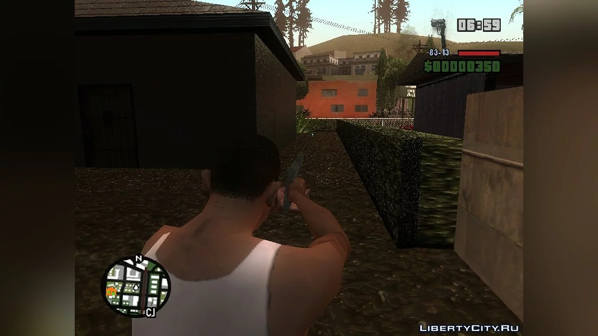 Два оружия из Call of Duty Modern Warfare 2 / GTA San Andreas