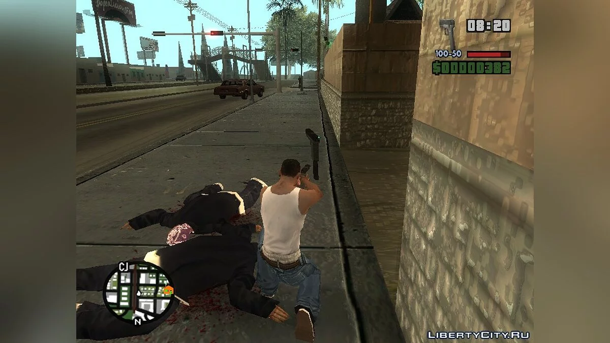 Два оружия из Call of Duty Modern Warfare 2 / GTA San Andreas