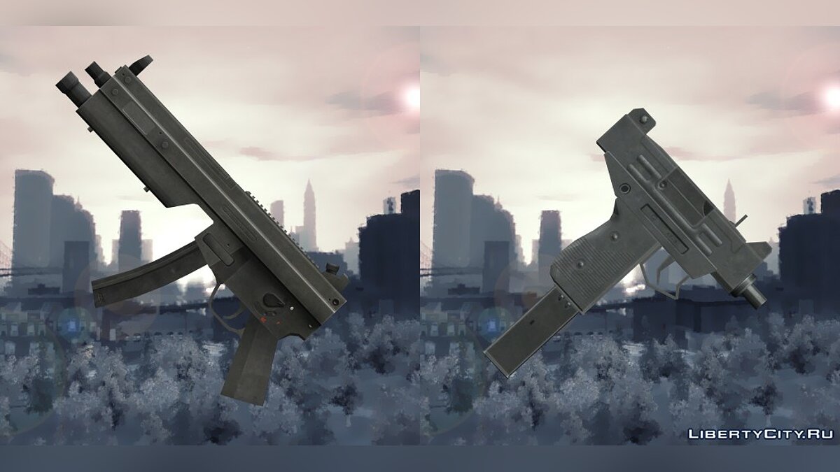 Пак оружия из GTA 4 в GTA San Andreas для GTA San Andreas - Картинка #7
