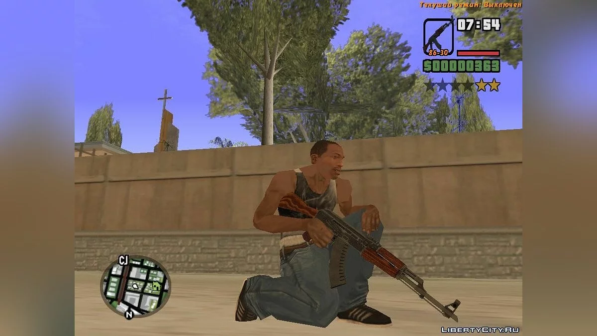Пак оружия из Counter-Strike Global Offensive / GTA San Andreas