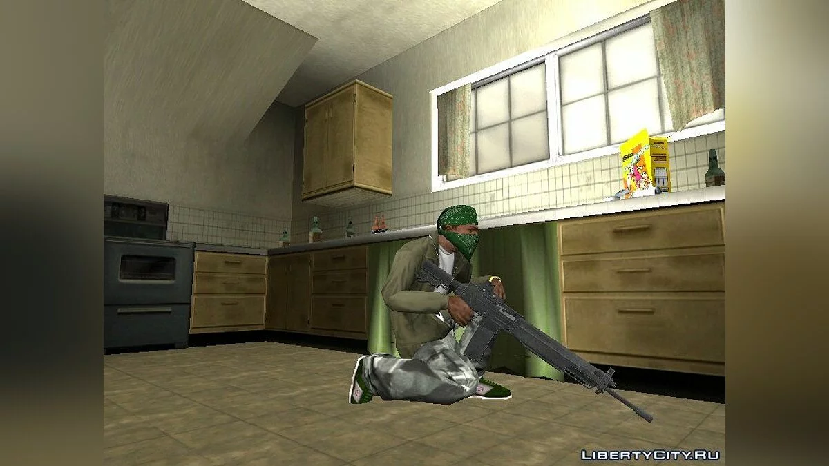 Пак оружия из Rezident Evil 5 / GTA San Andreas