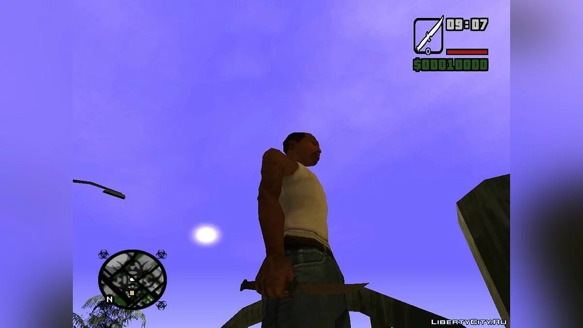 Нож и снайперская винтовка / GTA San Andreas