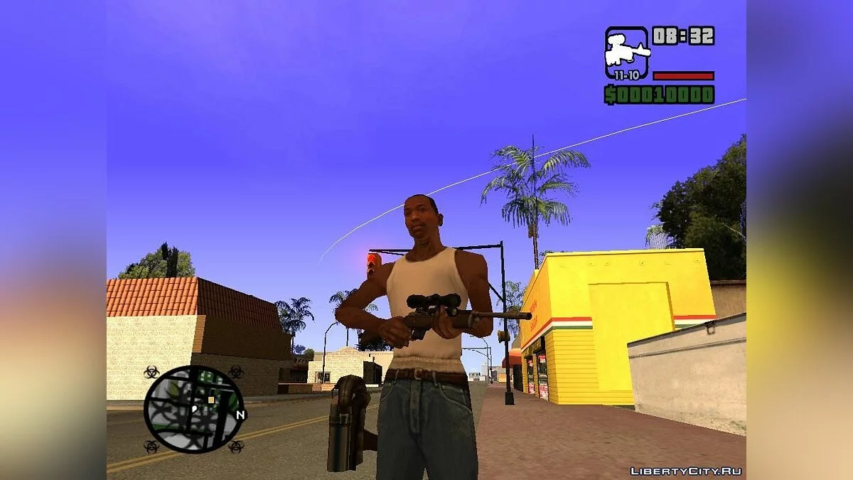 Нож и снайперская винтовка / GTA San Andreas