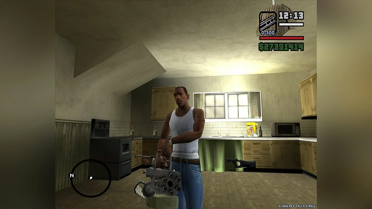 Pack weapon from Resident Evil 4 / GTA San Andreas
