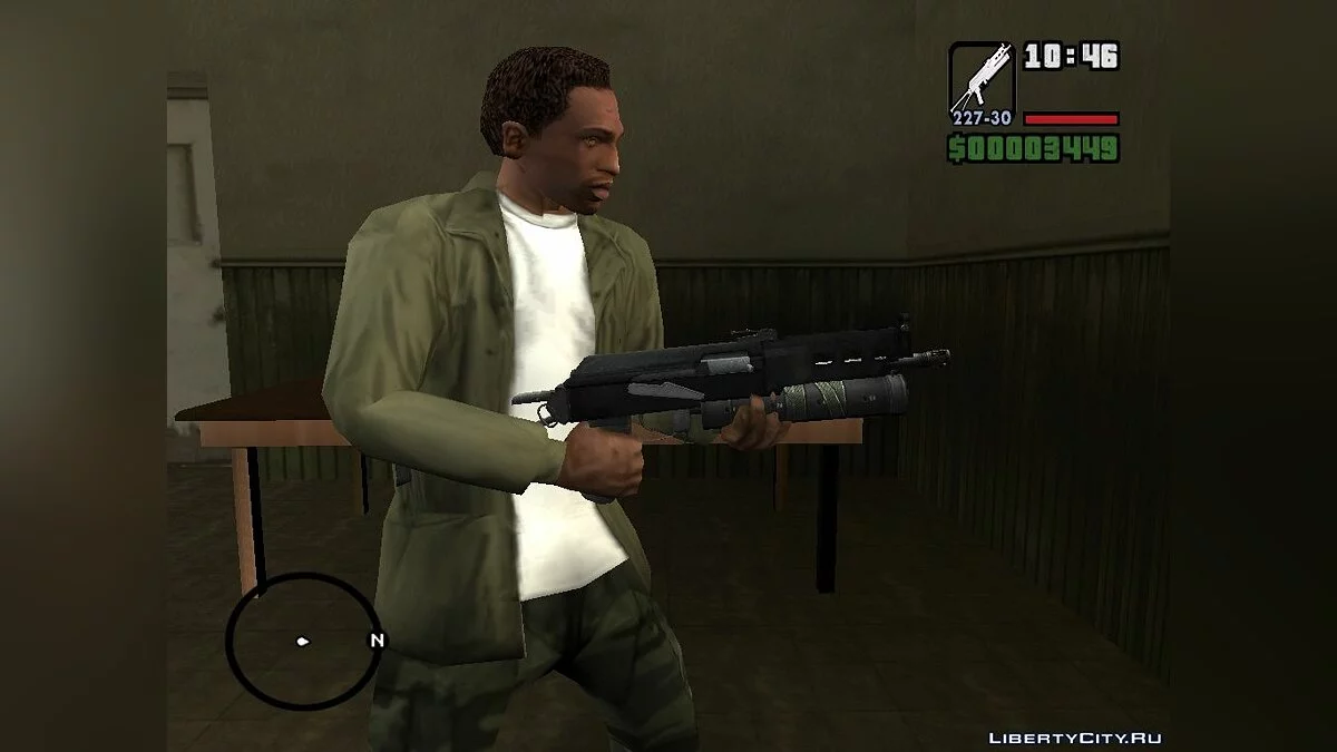 Оружие команды МЕК из Battlefield 2 / GTA San Andreas