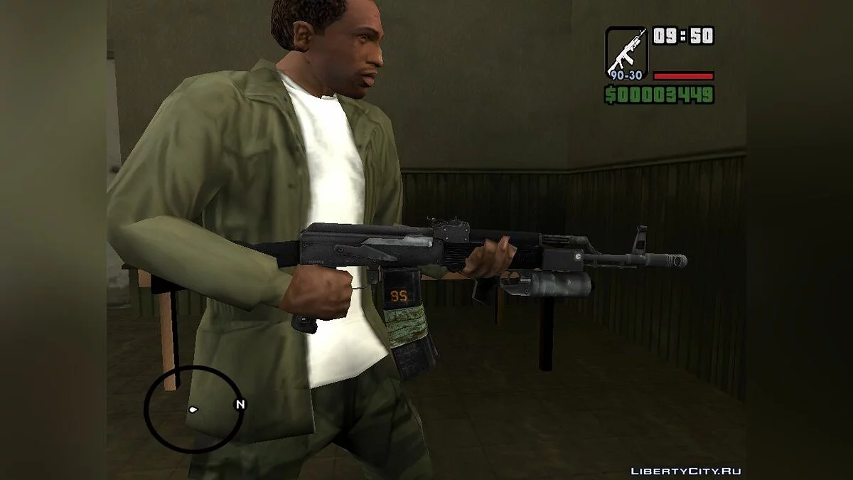 Оружие команды МЕК из Battlefield 2 / GTA San Andreas