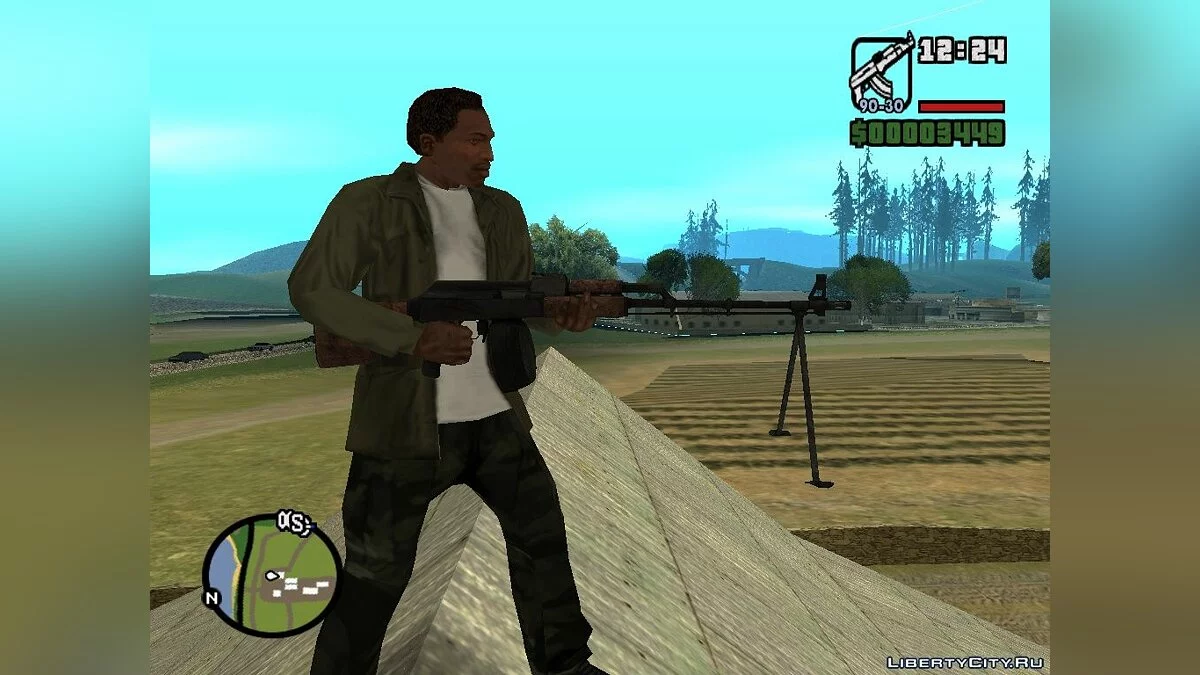 Оружие команды МЕК из Battlefield 2 / GTA San Andreas