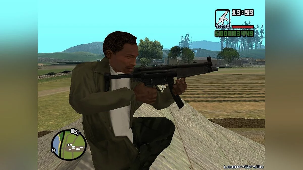 Пак оружия команды США из Battlefield 2 / GTA San Andreas