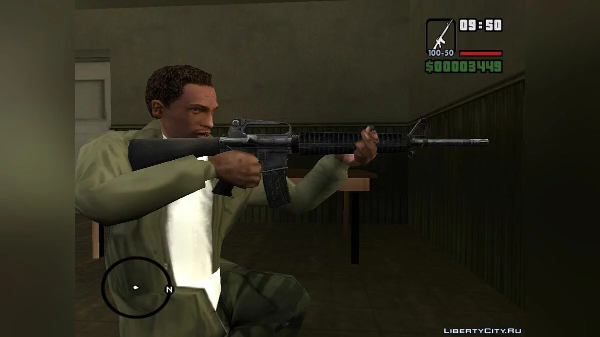 Пак оружия команды США из Battlefield 2 / GTA San Andreas