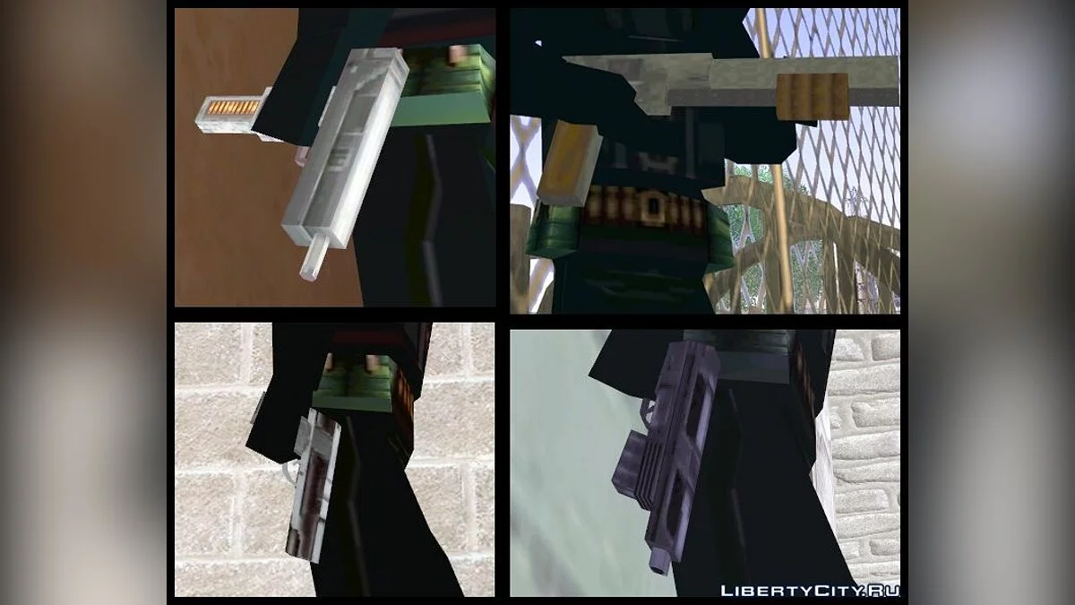 Оружейный пак из игры Tomb Raider II / GTA San Andreas