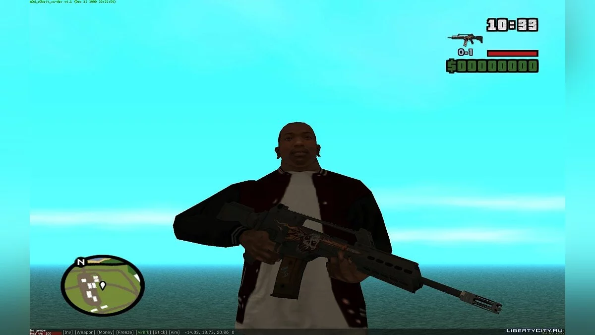 Пак оружия Хэллоуин из WarFace + (бонус) / GTA San Andreas