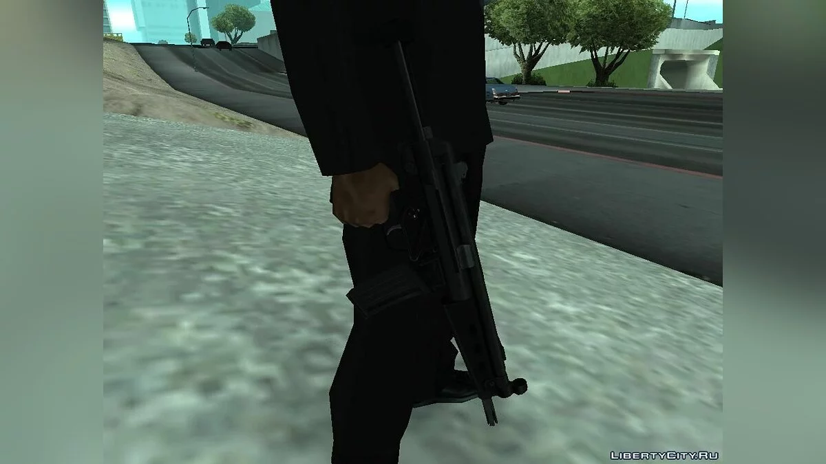 Пак оружия команды ЕС из Battlefield 2 / GTA San Andreas