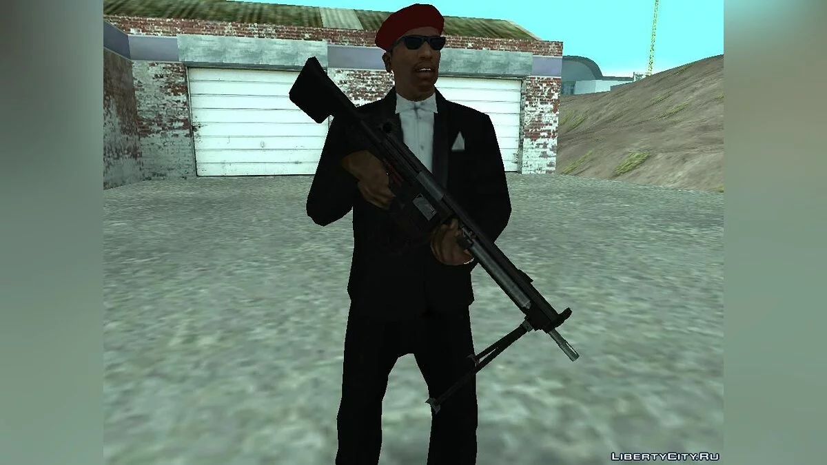 Пак оружия команды ЕС из Battlefield 2 / GTA San Andreas
