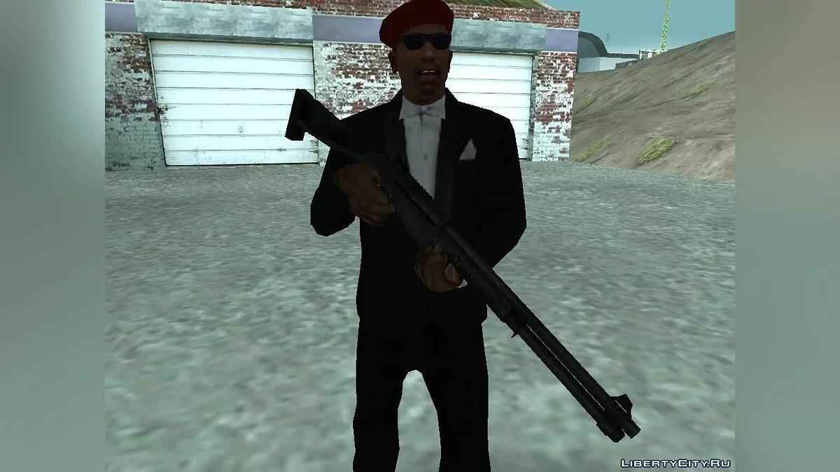 Пак оружия команды ЕС из Battlefield 2 / GTA San Andreas
