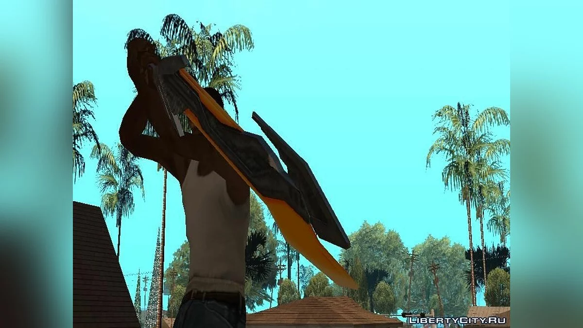 Меч и Джетпак Оптимуса Прайма / GTA San Andreas