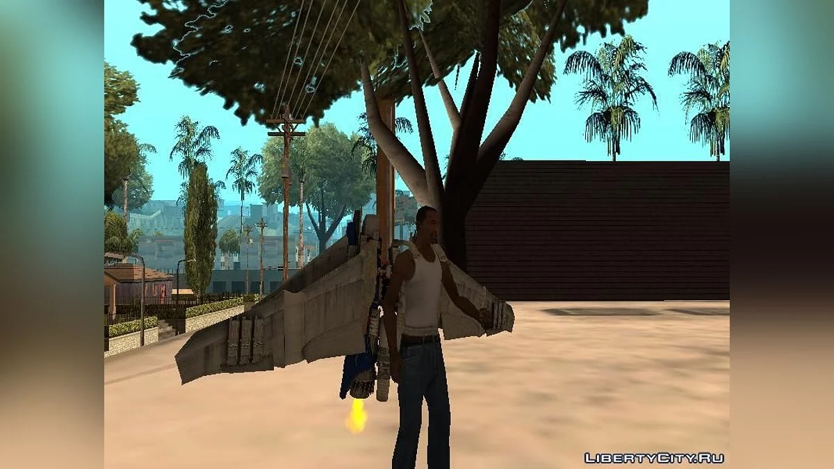 Меч и Джетпак Оптимуса Прайма / GTA San Andreas