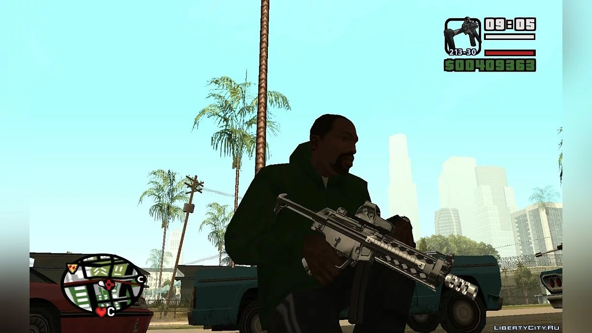 Silver Weapons Pack / GTA San Andreas