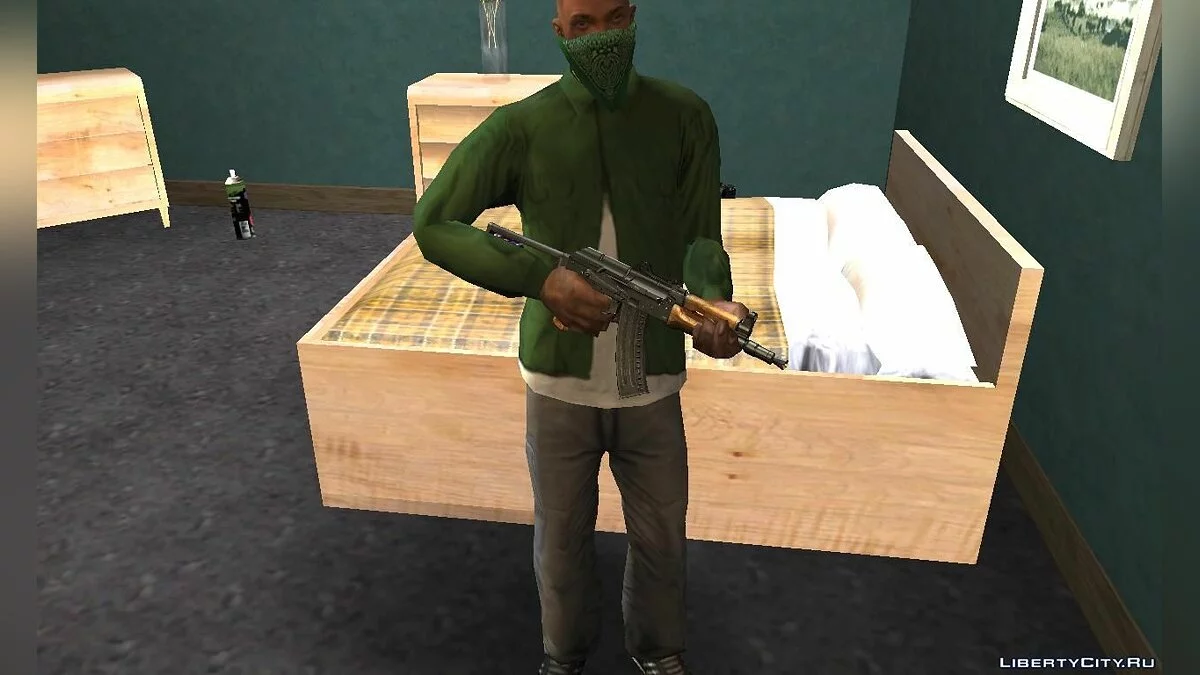 Пак Винтовок АКС-74у / GTA San Andreas