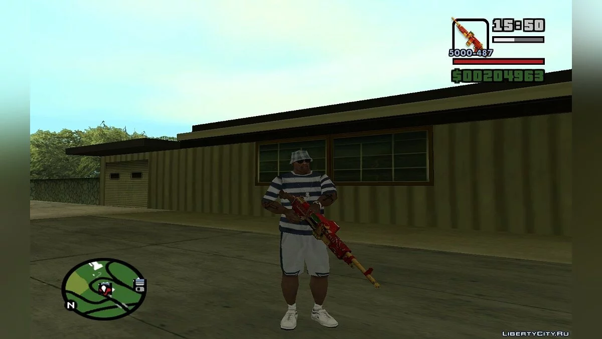 Новогоднее Оружие / GTA San Andreas