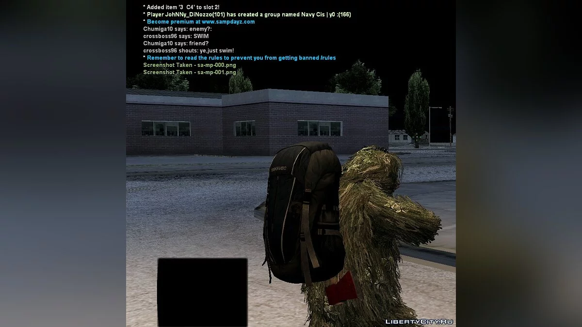 Пак рюкзаков из DayZ Standalone / GTA San Andreas