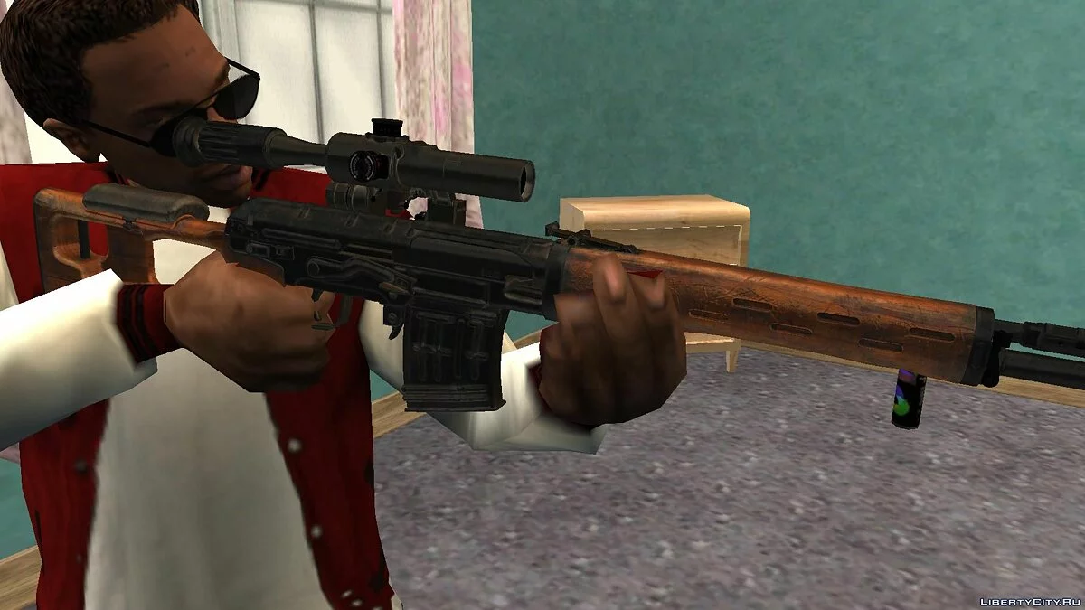SVD and G3 from Call of Duty Modern Warfare Remastered / GTA San Andreas