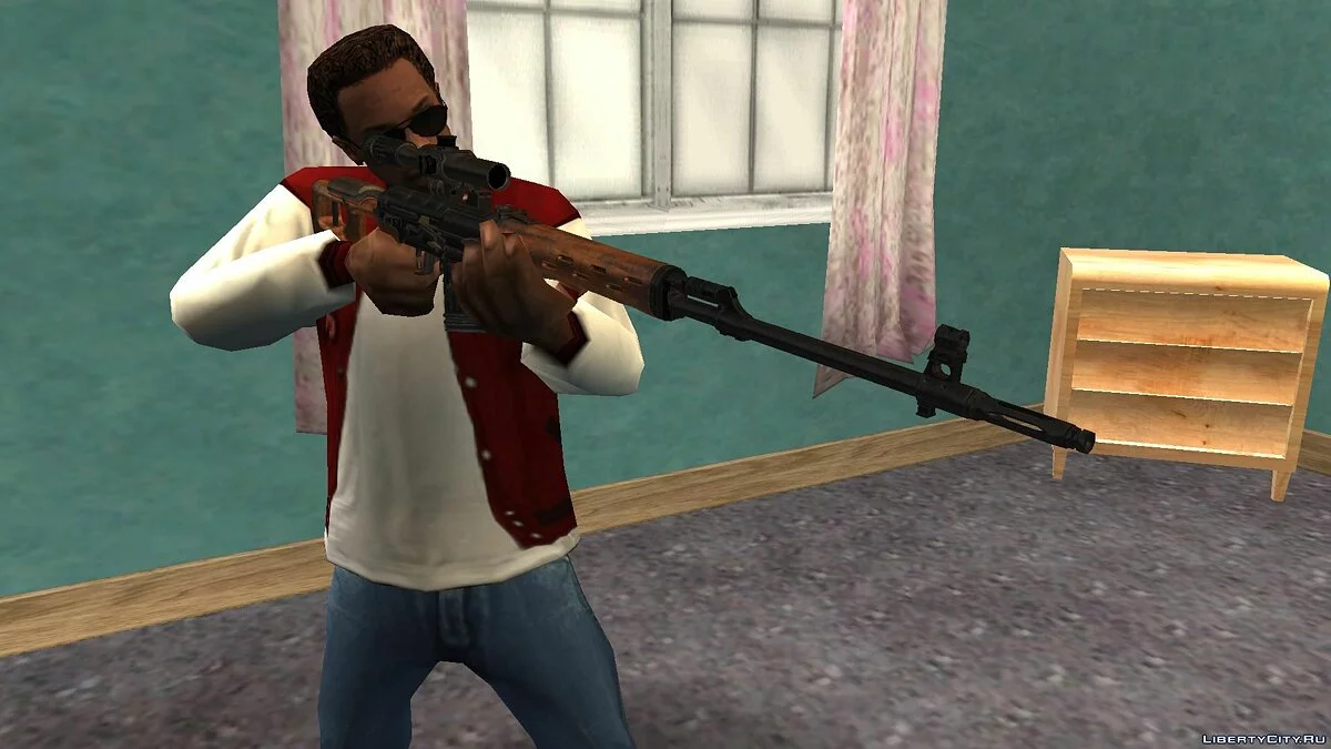 SVD and G3 from Call of Duty Modern Warfare Remastered / GTA San Andreas