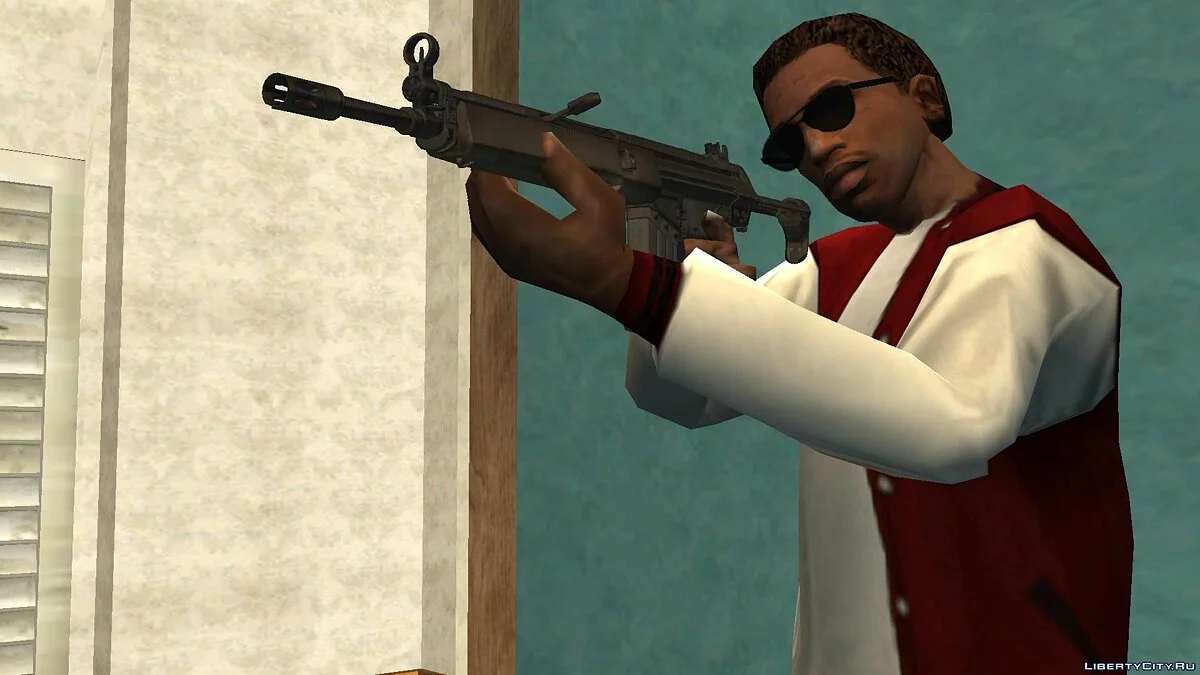 SVD and G3 from Call of Duty Modern Warfare Remastered / GTA San Andreas