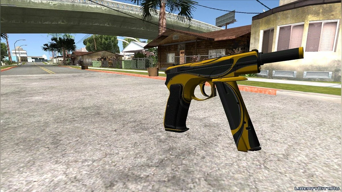 CZ75-Auto + Skins Pack / GTA San Andreas