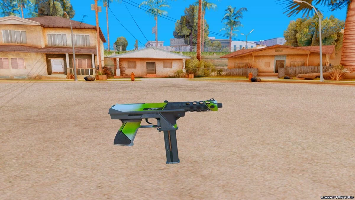 Tec-9 Enforcer Skin Pack / GTA San Andreas