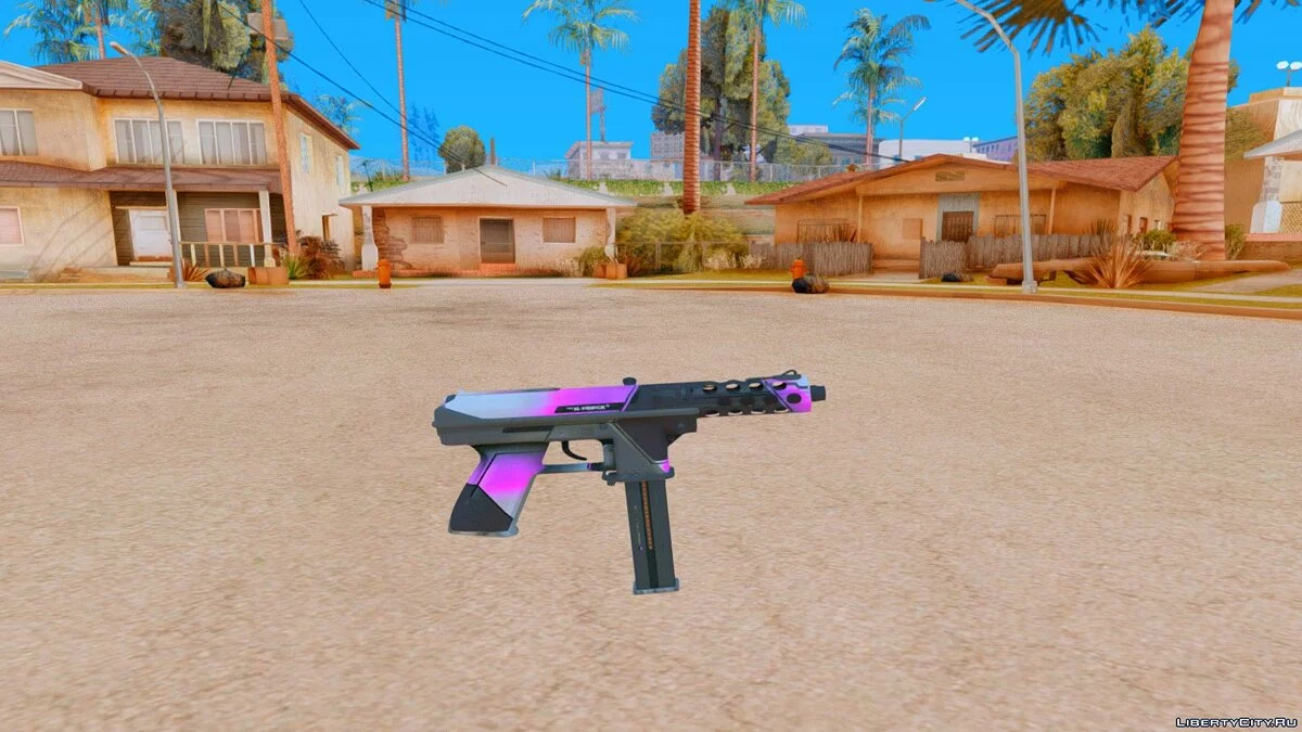 Tec-9 Enforcer Skin Pack / GTA San Andreas