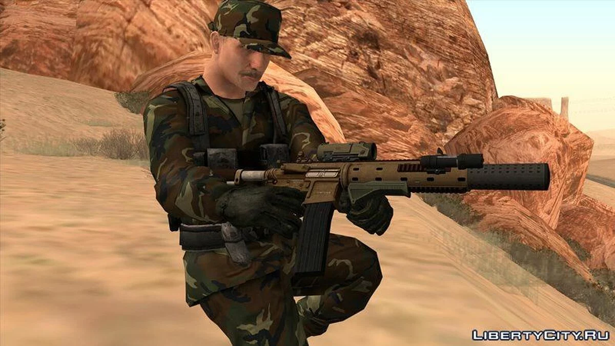 Carbine Rifle из GTA 5 / GTA San Andreas