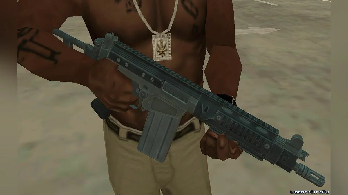 Пак FN-FAL из игры Tom Clancy's The Division / GTA San Andreas