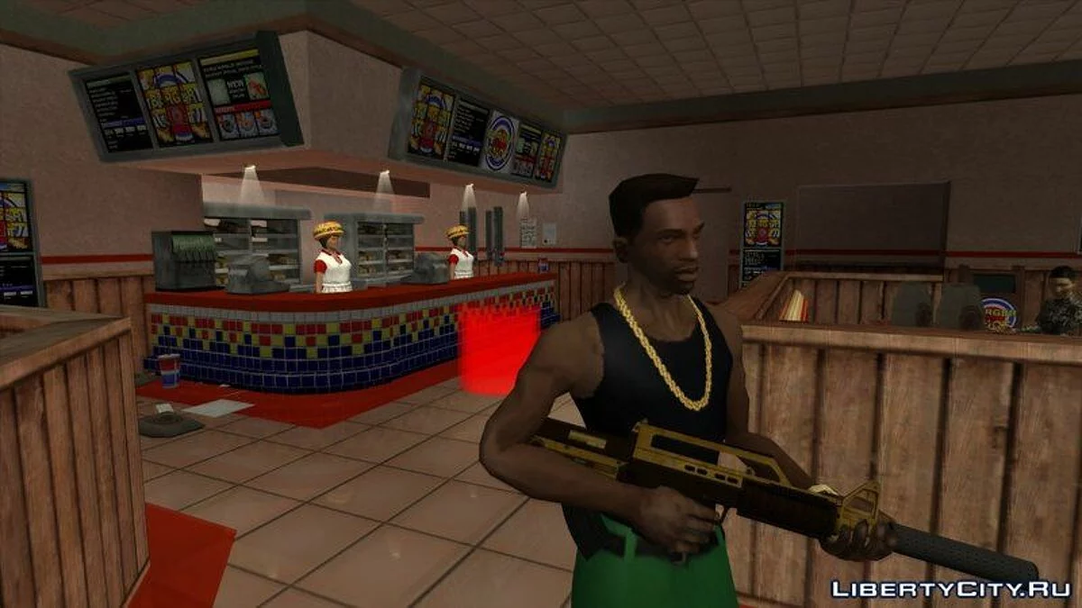 GTA 5 Hawk & Little Bullpup Rifle / GTA San Andreas