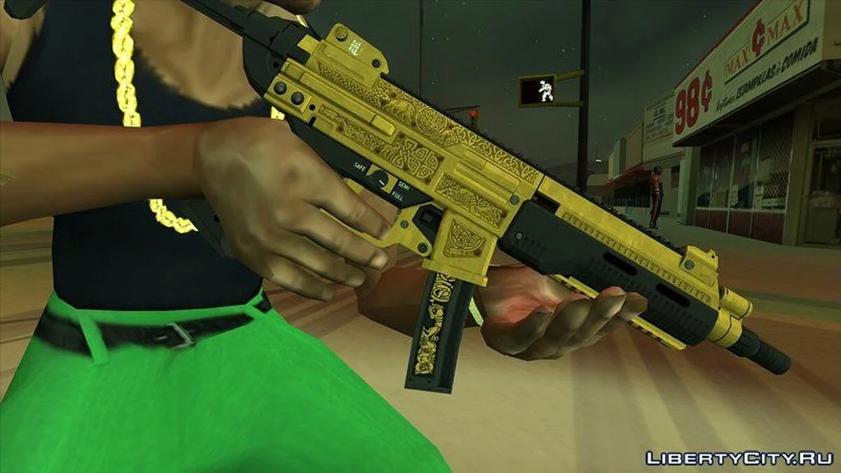 GTA 5 Hawk & Little SMG Yusuf Amir Luxury Finish Tint / GTA San Andreas