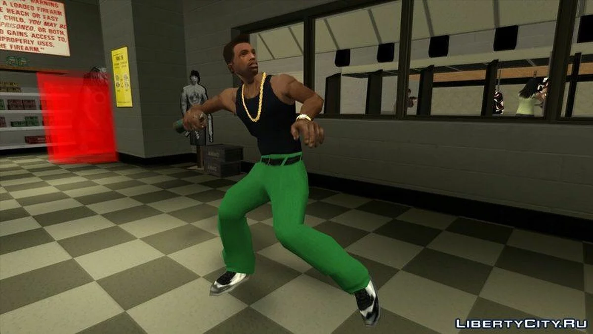 Метательное оружие из GTA 5 / GTA San Andreas