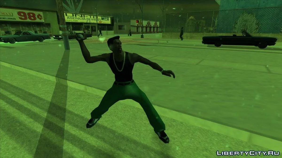 Метательное оружие из GTA 5 / GTA San Andreas