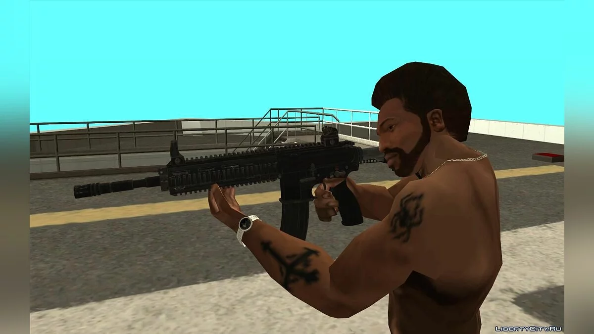 Пак оружия из PUBG / GTA San Andreas