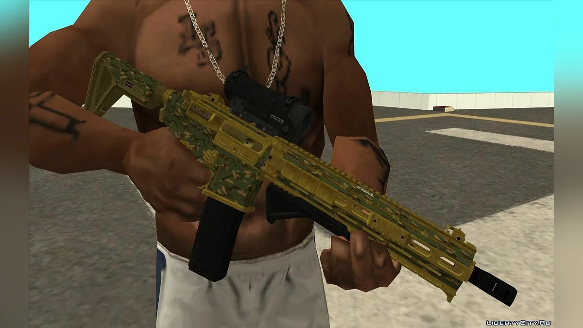 Сборник оружия из GTA Online / GTA San Andreas