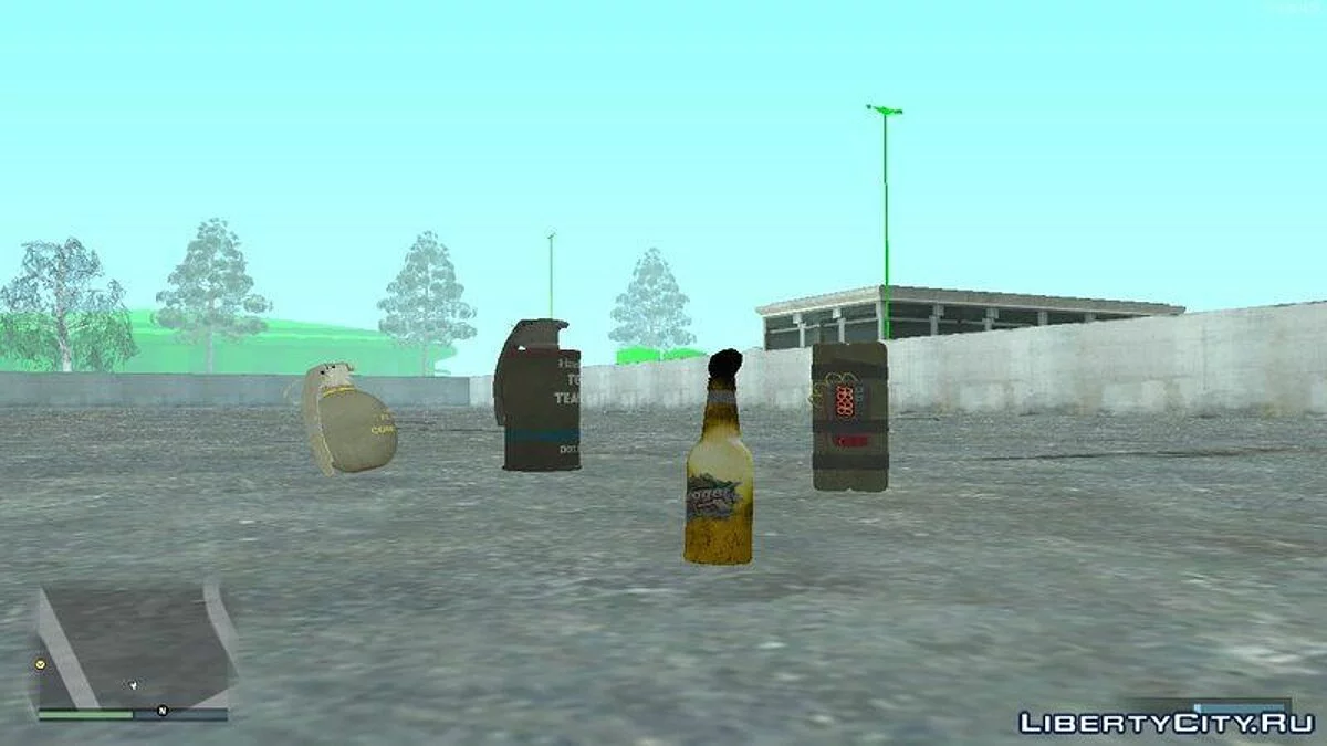 Пак оружия из GTA 5 / GTA San Andreas
