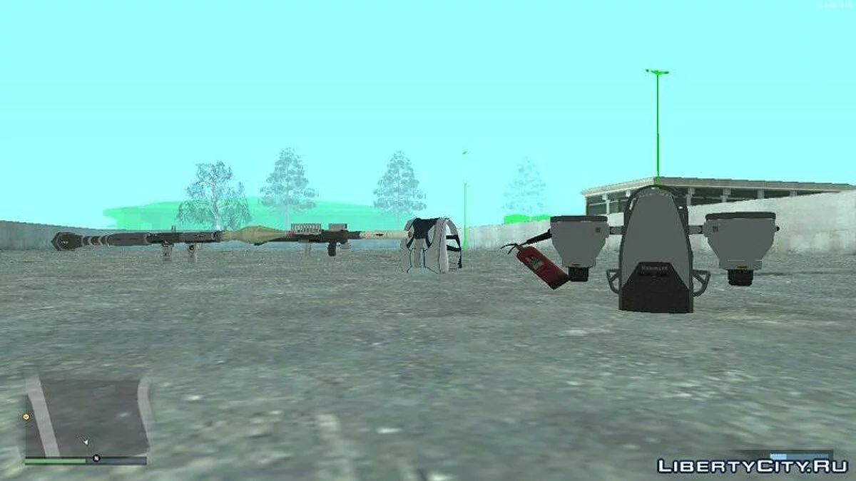 Пак оружия из GTA 5 / GTA San Andreas