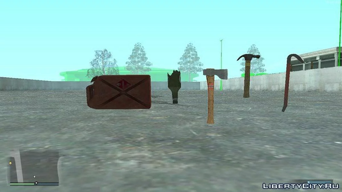 Пак оружия из GTA 5 / GTA San Andreas