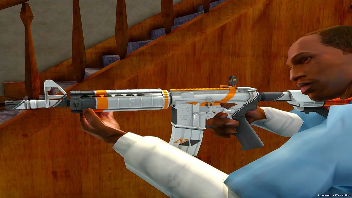 Скинпак M4A4 из CS:GO / GTA San Andreas
