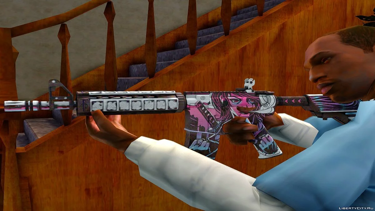 Скинпак M4A4 из CS:GO / GTA San Andreas