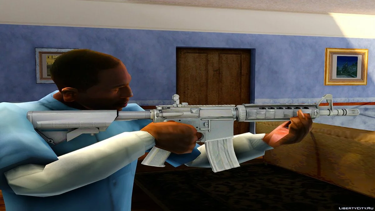 Скинпак M4A4 из CS:GO / GTA San Andreas
