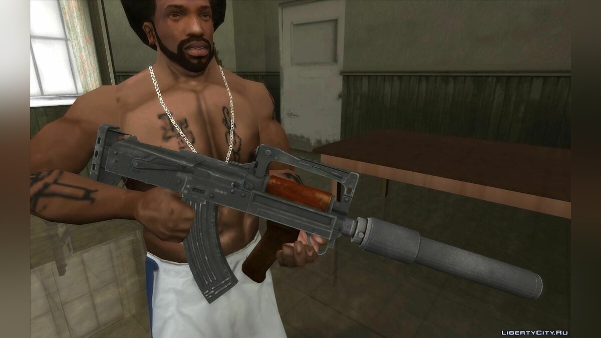 Скачать Сборник OTs-14 Groza из игры PUBG для GTA San Andreas