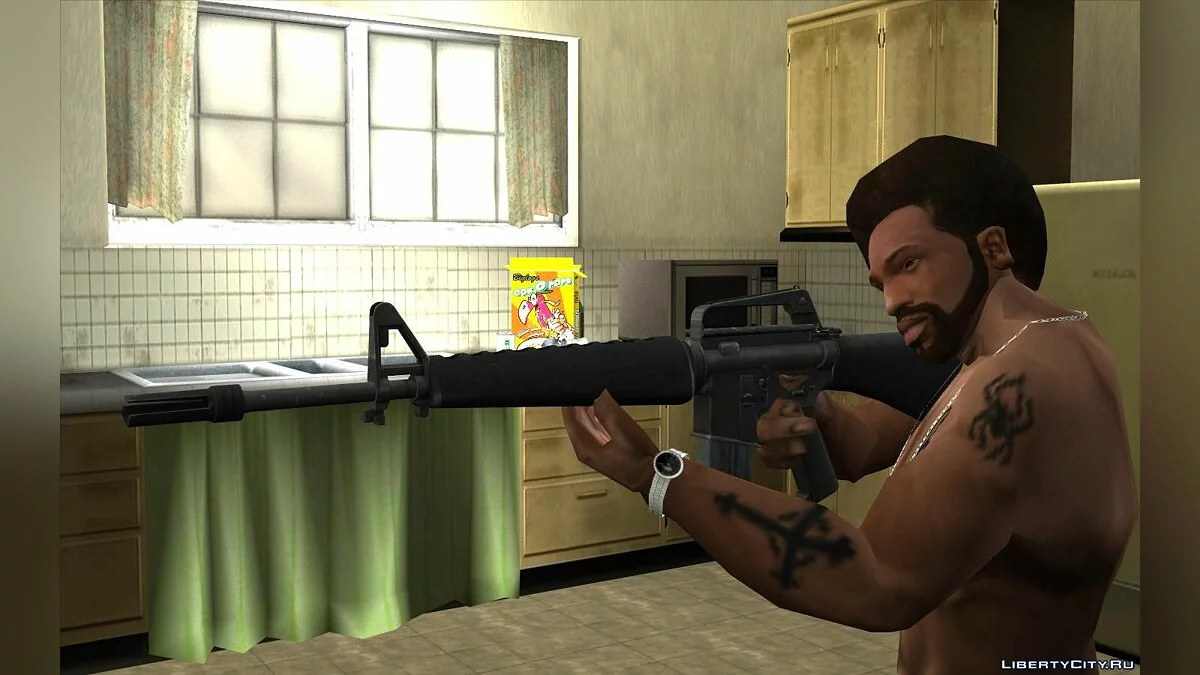 Скрытое и неиспользованное сборник оружия / GTA San Andreas