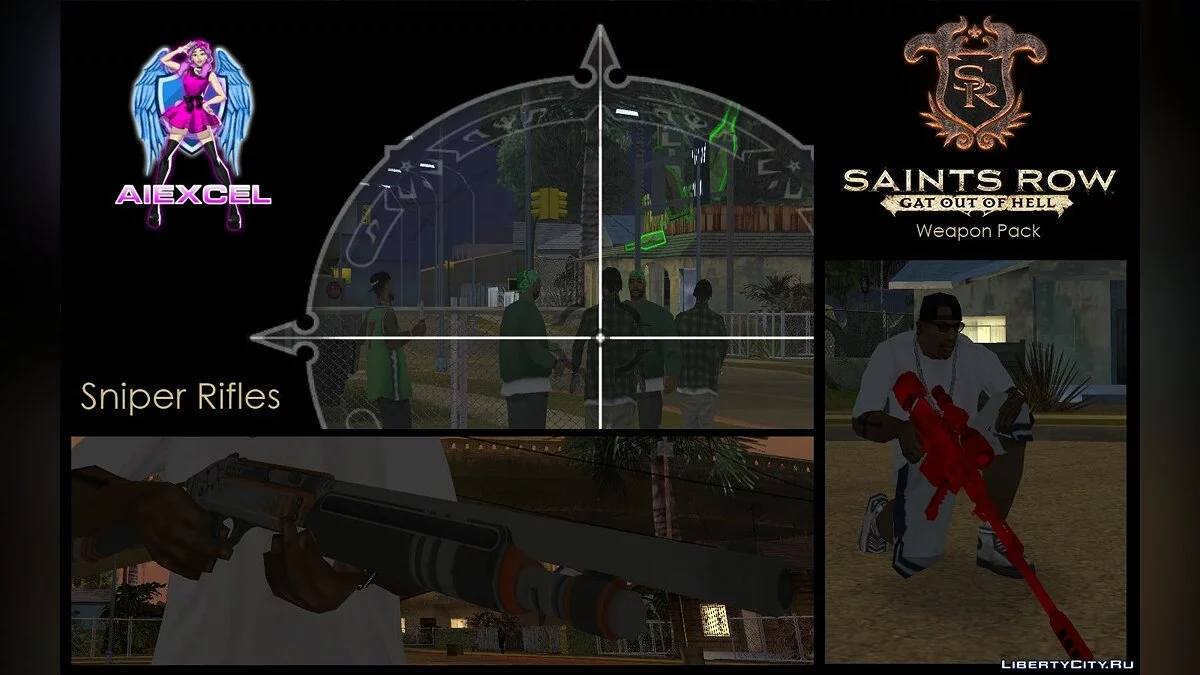 Saints Row: Gat out of Hell Weapons Pack(SA Version) / GTA San Andreas