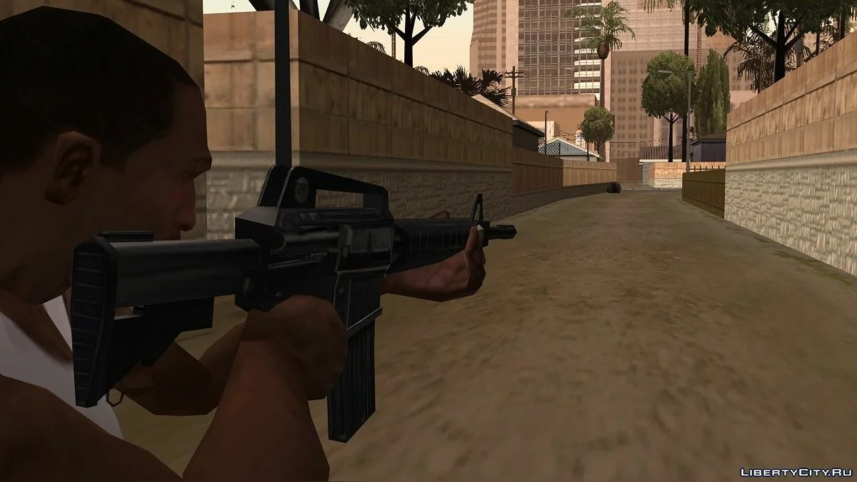 Улучшенное оригинальное оружие / GTA San Andreas