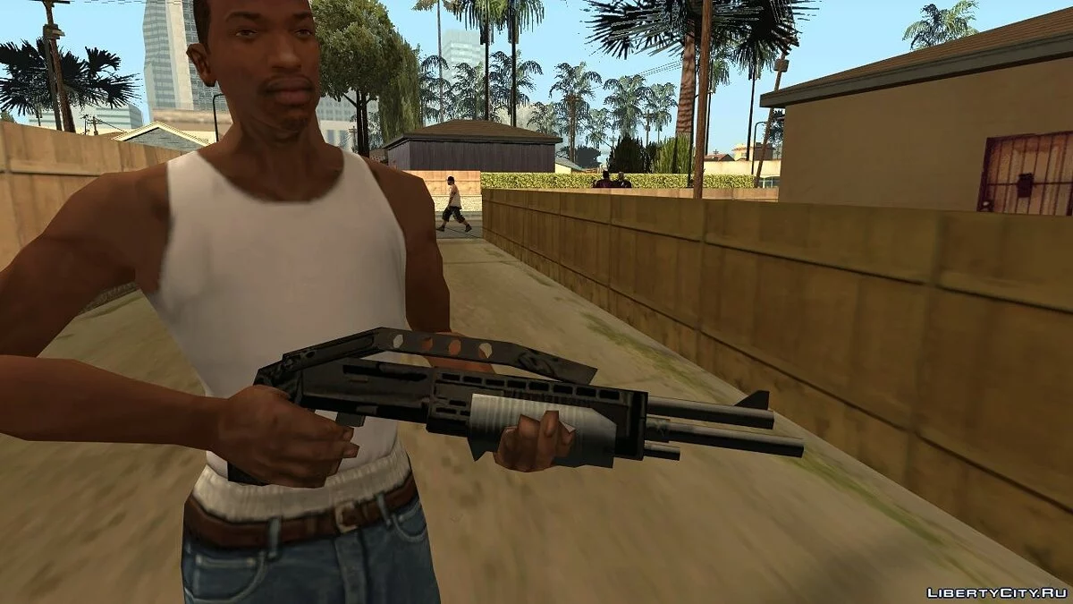 Улучшенное оригинальное оружие / GTA San Andreas