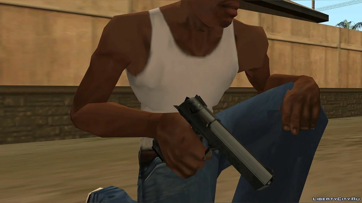 Улучшенное оригинальное оружие / GTA San Andreas